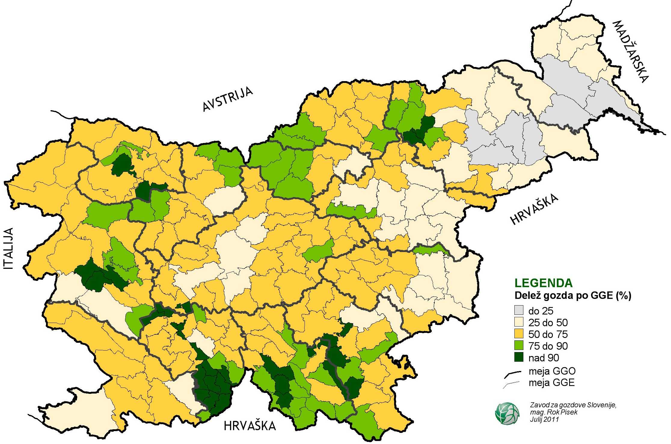 Gozdnatost Slovenije